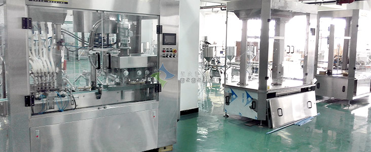 六头灌装旋盖一体机工厂图