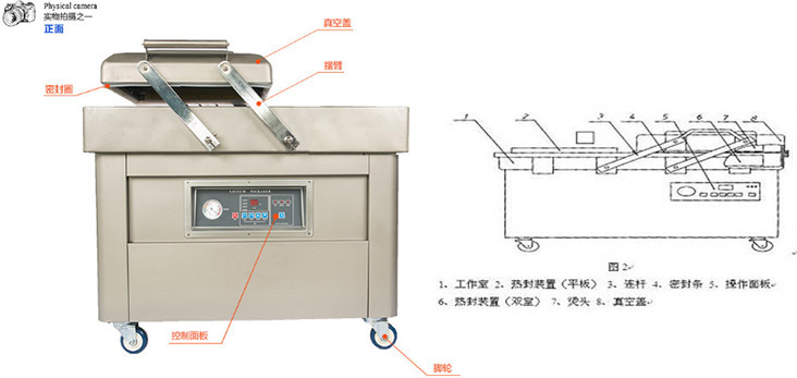 双室真空包装机械结构及设计图