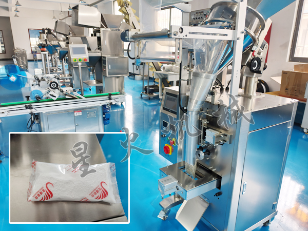 背封式粉剂立式自动包装机实拍图
