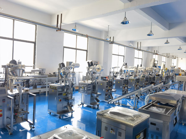 立式食品包装机车间