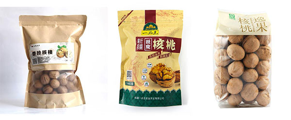 大型核桃自动包装设备-全自动核桃包装生产机械样品展示图