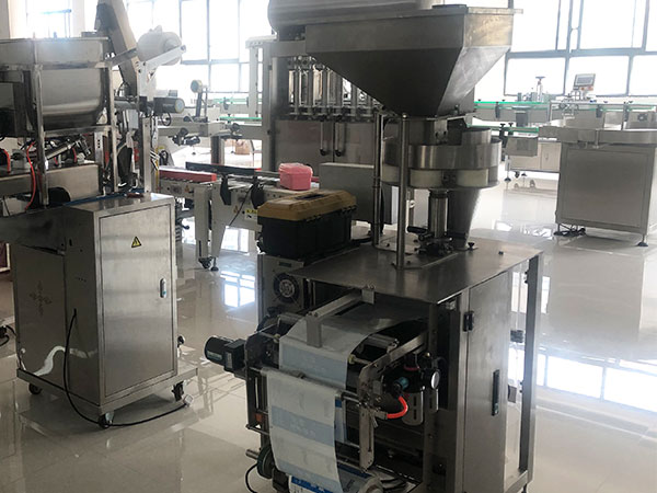 自动化食品包装机设备细节图