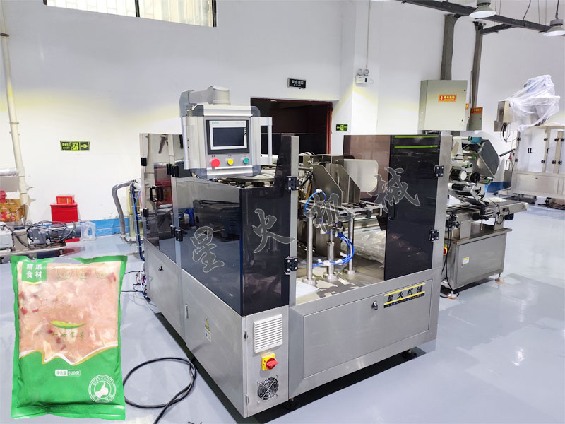 成都给袋式肉片包装机实拍图