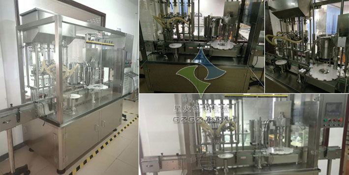 颜料墨水灌装旋盖一体机