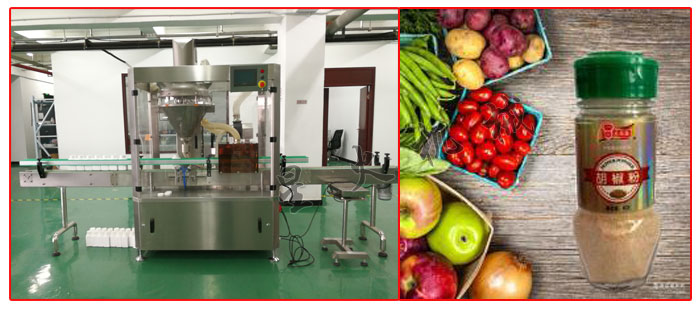 星火厂房调味品包装机械样机拍摄及包装样品展示