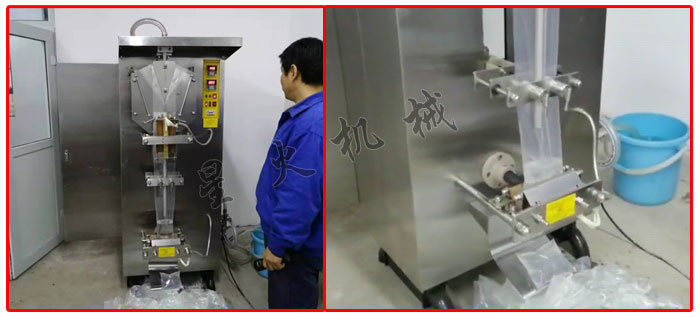 客户厂房星火料酒包装机械设备包装现场拍摄