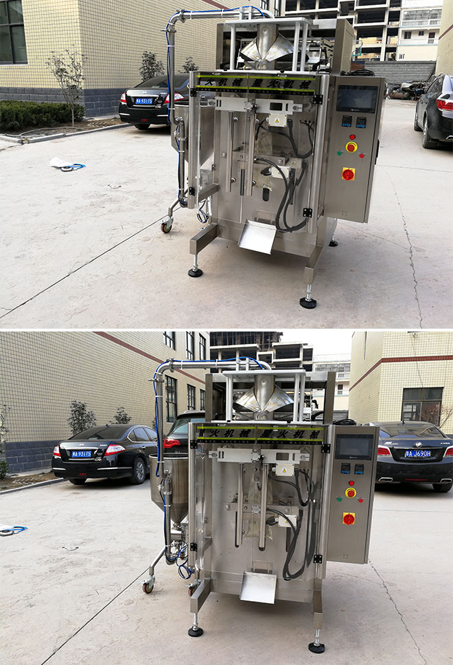 火锅底料自动化包装机械及细节实拍