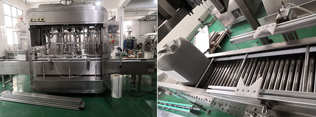 食用油灌装机设备细节实拍