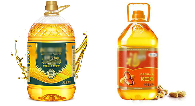 食用油灌装机设备灌装样品展示