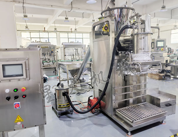 25公斤全脂乳粉自动称重包装机实拍图